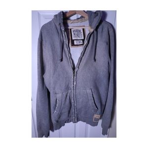 Distressed Full Zip Hoodie
